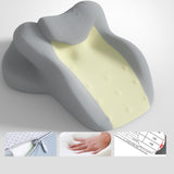 Maxbell Memory Foam Cushion Stylish Multifunctional Feet Pillow for Office Beds Home Yellow