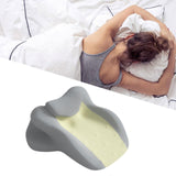 Maxbell Memory Foam Cushion Stylish Multifunctional Feet Pillow for Office Beds Home Yellow