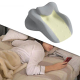 Maxbell Memory Foam Cushion Stylish Multifunctional Feet Pillow for Office Beds Home Yellow