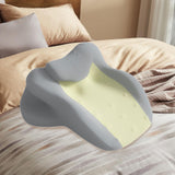 Maxbell Memory Foam Cushion Stylish Multifunctional Feet Pillow for Office Beds Home Yellow
