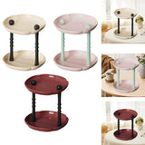 Maxbell Counter Shelf Elegant Coffee Station Organizer for Bathroom Entryway Dresser Beige