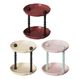 Maxbell Counter Shelf Elegant Coffee Station Organizer for Bathroom Entryway Dresser Beige