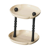 Maxbell Counter Shelf Elegant Coffee Station Organizer for Bathroom Entryway Dresser Beige