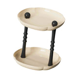 Maxbell Counter Shelf Elegant Coffee Station Organizer for Bathroom Entryway Dresser Beige