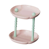 Maxbell Counter Shelf Elegant Coffee Station Organizer for Bathroom Entryway Dresser Pink
