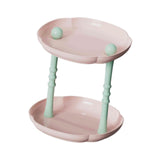 Maxbell Counter Shelf Elegant Coffee Station Organizer for Bathroom Entryway Dresser Pink