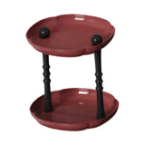 Maxbell Counter Shelf Elegant Coffee Station Organizer for Bathroom Entryway Dresser Red