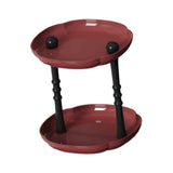 Maxbell Counter Shelf Elegant Coffee Station Organizer for Bathroom Entryway Dresser Red