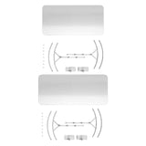 Maxbell Floor Air Conditioner Vent Deflector Anti Wind Baffle Prevent Direct Blowing 50cmx30cm