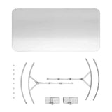 Maxbell Floor Air Conditioner Vent Deflector Anti Wind Baffle Prevent Direct Blowing 60cmx30cm