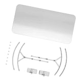 Maxbell Floor Air Conditioner Vent Deflector Anti Wind Baffle Prevent Direct Blowing 60cmx30cm