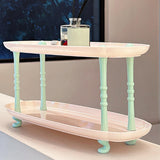 Maxbell Countertop Storage Rack Shelf Desktop Organizer for Counter Bedroom Bathroom Red