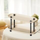 Maxbell Countertop Storage Rack Shelf Desktop Organizer for Counter Bedroom Bathroom Beige