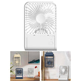 Maxbell Desk Fan Compact 3 Speeds Adjustable Personal Fan for Bedroom Office Desktop White