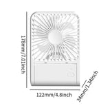 Maxbell Desk Fan Compact 3 Speeds Adjustable Personal Fan for Bedroom Office Desktop White