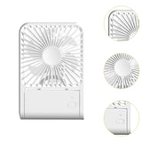 Maxbell Desk Fan Compact 3 Speeds Adjustable Personal Fan for Bedroom Office Desktop White