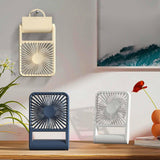 Maxbell Desk Fan Compact 3 Speeds Adjustable Personal Fan for Bedroom Office Desktop White