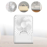 Maxbell Desk Fan Compact 3 Speeds Adjustable Personal Fan for Bedroom Office Desktop White