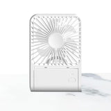 Maxbell Desk Fan Compact 3 Speeds Adjustable Personal Fan for Bedroom Office Desktop White
