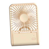 Maxbell Desk Fan Compact 3 Speeds Adjustable Personal Fan for Bedroom Office Desktop Yellow