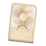 Maxbell Desk Fan Compact 3 Speeds Adjustable Personal Fan for Bedroom Office Desktop Yellow