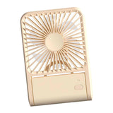 Maxbell Desk Fan Compact 3 Speeds Adjustable Personal Fan for Bedroom Office Desktop Yellow
