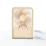 Maxbell Desk Fan Compact 3 Speeds Adjustable Personal Fan for Bedroom Office Desktop Yellow