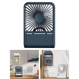 Maxbell Desk Fan Compact 3 Speeds Adjustable Personal Fan for Bedroom Office Desktop Blue