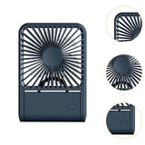 Maxbell Desk Fan Compact 3 Speeds Adjustable Personal Fan for Bedroom Office Desktop Blue