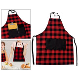 Maxbell Chef Apron with Large Pocket Kitchen Apron for Baking Cafes Bar Cleaning 71x81 cm