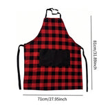 Maxbell Chef Apron with Large Pocket Kitchen Apron for Baking Cafes Bar Cleaning 71x81 cm