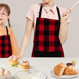 Maxbell Chef Apron with Large Pocket Kitchen Apron for Baking Cafes Bar Cleaning 44x59 cm