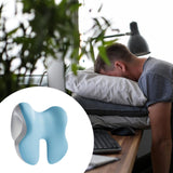 Maxbell Memory Foam Neck Support Desk Sleeping Napping Pillow for Sofa Men Women