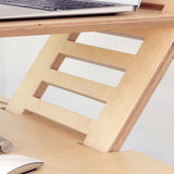Maxbell Standing Desk Converter Wooden Versatile for Home or Office Use Laptop Riser