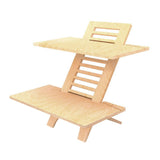 Maxbell Standing Desk Converter Wooden Versatile for Home or Office Use Laptop Riser