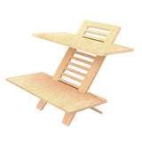 Maxbell Standing Desk Converter Wooden Versatile for Home or Office Use Laptop Riser