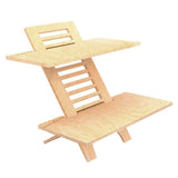 Maxbell Standing Desk Converter Wooden Versatile for Home or Office Use Laptop Riser