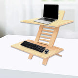 Maxbell Standing Desk Converter Wooden Versatile for Home or Office Use Laptop Riser