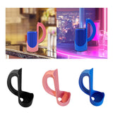 Maxbell Slim Can Holder with Handle Portable Reusable Beverage Grip for Parties Gift black