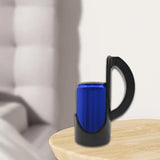 Maxbell Slim Can Holder with Handle Portable Reusable Beverage Grip for Parties Gift black