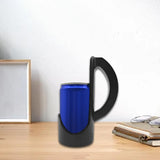 Maxbell Slim Can Holder with Handle Portable Reusable Beverage Grip for Parties Gift black