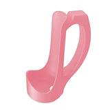 Maxbell Slim Can Holder with Handle Portable Reusable Beverage Grip for Parties Gift pink