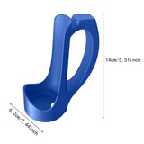 Maxbell Slim Can Holder with Handle Portable Reusable Beverage Grip for Parties Gift blue