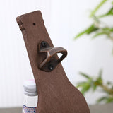 Maxbell Wall Mounted Bottle Opener for Beer Lovers Wooden Hanging Bottle Opener Rack