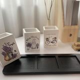 Maxbell Utensil Holders Wood Decorative Spoons Knives Forks Organizer for Home Decor