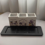 Maxbell Utensil Holders Wood Decorative Spoons Knives Forks Organizer for Home Decor
