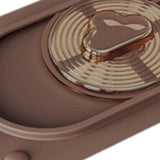Maxbell Silicone Floor Drain Reusable Shower Drain Cover for Sinks Bathtubs Bathroom Brown