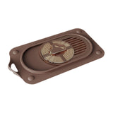 Maxbell Silicone Floor Drain Reusable Shower Drain Cover for Sinks Bathtubs Bathroom Brown