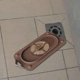Maxbell Silicone Floor Drain Reusable Shower Drain Cover for Sinks Bathtubs Bathroom Brown