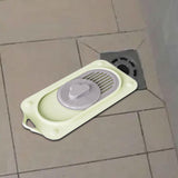 Maxbell Silicone Floor Drain Reusable Shower Drain Cover for Sinks Bathtubs Bathroom Green